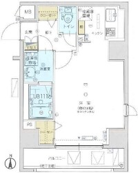 エクアス錦糸町の物件間取画像